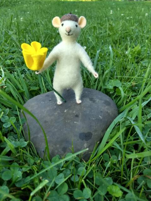 Needle Felted Mouse - image 1