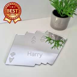 Custom Engraved Acrylic Mirror Wall Art Indoor/Outdoor Safe