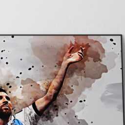 Lionel Messi Argentina Poster - World Cup Football Wall Art Print Ref #387 - thumbnail 2