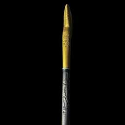 Ebony Was Sceptre God Osiris Staff With Gemstones - thumbnail 3