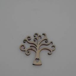 Tree Of Life in Handcrafted Wooden Favor Gift Decoration 8 cm - thumbnail 1