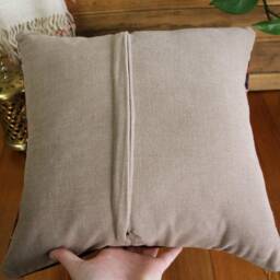 Vintage Kilim Cushion Cover - 16In Handwoven Turkish Pillow - thumbnail 4