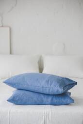 Natural Linen Pillowcase - Handmade, Durable & Eco-Friendly - Envelope Closure For Secure Fit, Soft, & Long-Lasting Flax