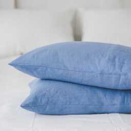 Natural Linen Pillowcase - Handmade, Durable & Eco-Friendly - Envelope Closure For Secure Fit, Soft, & Long-Lasting Flax - thumbnail 2