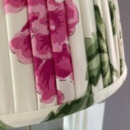 Schumacher Floral French Drum Lampshade - thumbnail 2