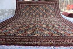 Multicolor 13x18 Ft Palace Size Area Rug High Quality Afghan Hand Knotted Wool Rug, Handmade Large Living Room Dining Table Carpet - thumbnail 1