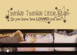 Twinkle Star Nursery Wall Decal Baby Room Decor - thumbnail 1