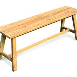 Reclaimed Teak Backless Bench 120cm Wide - thumbnail 2