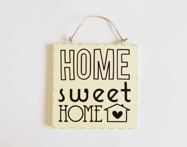 Home Blessing Phrase Plaque Housewarming Saying Sign Thoughtful New Friends Family Gift - image 1