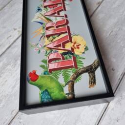 Paradise City Framed Metal Print Floral Song Quote Wall Art - thumbnail 3