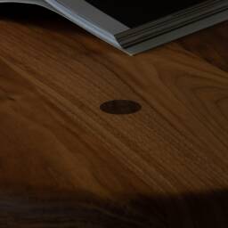 Konk ??? Yuki Desk Bespoke Sizes Available Contemporary Rounded Solid Wood With Storage Drawers - thumbnail 4