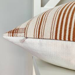 Brown Dot Block Print Mudcloth Hmong Pillow Case - thumbnail 3