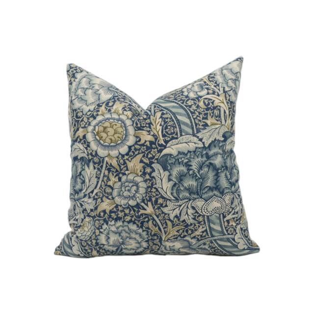 William Morris - Wandle Blue/stone Magical Traditional Cushion Cover Handmade Throw Pillow Designer Home Decor - image 1