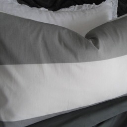 2 Color Grays Large Grey Stripe.farmhouse Pillows.modern Pillows.stripes.gray Throw Pillows.slipcovers.pillows Covers.home Decor Pillows - thumbnail 3