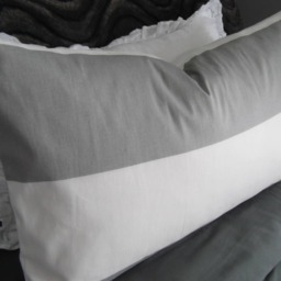 2 Color Grays Large Grey Stripe.farmhouse Pillows.modern Pillows.stripes.gray Throw Pillows.slipcovers.pillows Covers.home Decor Pillows - thumbnail 4