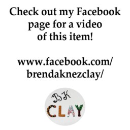 Polymer Clay Garden Fairy Jar, Tiny - thumbnail 3