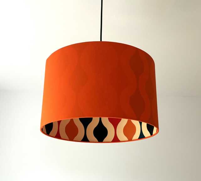 "Lampshade ""Colorful-Saturated Orange" - image 1