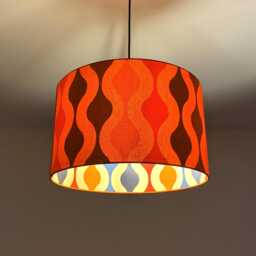 "Lampshade ""Colorful-Saturated Orange" - thumbnail 2