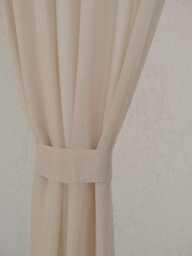 Muna Linen Sheer Curtain, 2 Colors, Airy Breathable Natural Blend Curtain For Bedroom Livingroom, Drapes, 1Pc - thumbnail 1