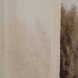 Muna Linen Sheer Curtain, 2 Colors, Airy Breathable Natural Blend Curtain For Bedroom Livingroom, Drapes, 1Pc - thumbnail 3