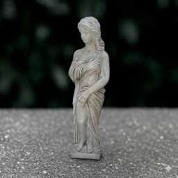 Fantasy Lady Sculpture Concrete Woman Statue Outdoor Goddess Figurine Elegant Ornament Front Door Decoration Woman Lover Gift Yard Art - thumbnail 3