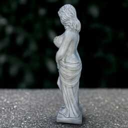Fantasy Lady Sculpture Concrete Woman Statue Outdoor Goddess Figurine Elegant Ornament Front Door Decoration Woman Lover Gift Yard Art - thumbnail 2