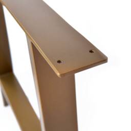 Pair Of Industial Steel A Shaped Dining Table/Desk Bench Legs By Stoaked - Customisable - thumbnail 3