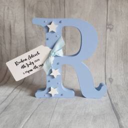 Freestanding Letter - Personalised New Baby Gift Nursery Decor Available in Any Colours - thumbnail 2