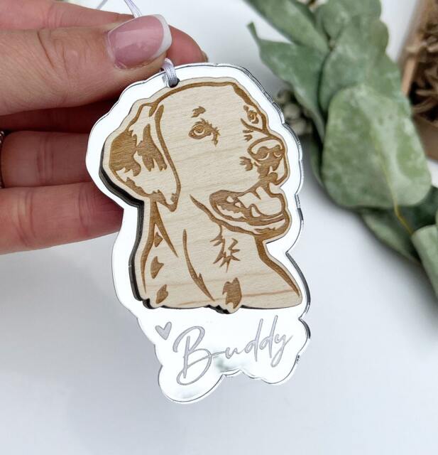Dalmatian Christmas Ornament, Personalised Decoration, Owner Gift, Gifts - image 1