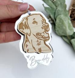 Dalmatian Christmas Ornament, Personalised Decoration, Owner Gift, Gifts - thumbnail 1