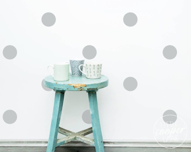 Polka Dots 9.5cm - Vinyl Wall Decals 3.8 Inches Large Round Spots Circles Stickers Baby Boys Girls Nursery Kids Room D??cor - image 1