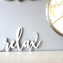 Relax Sign, Wood Relax Porch Decor, Summer Decor, Rustic Wall Hanging, Home Laser Cut - thumbnail 2