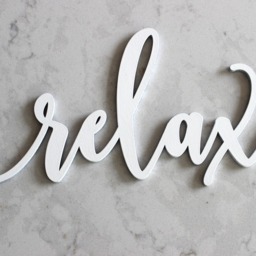 Relax Sign, Wood Relax Porch Decor, Summer Decor, Rustic Wall Hanging, Home Laser Cut - thumbnail 3