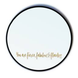 You Are Fierce, Fabulous & Flawless Mirror Decal Wall Sticker, Bathroom Decor, Motivational Quote, Inspirational Phrase, Rose Gold Gift - thumbnail 4