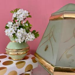 Vintage Art Deco Globe Table Lamp - thumbnail 3