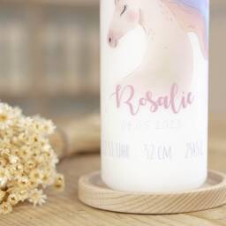 Unicorn Birthday Candle - Rosalie A Girl's Dream - thumbnail 3