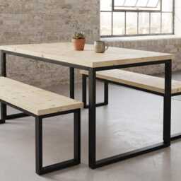 Diy, Rectangular Dining Table Top, Desk Bench Solid Pine Top Only - thumbnail 3