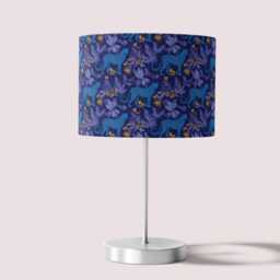 Blue Purple Leopard Print Velvet Lampshade Drum Lamp Shade 25cm 30cm 35cm 40cm 45cm Ceiling , Table Animal Print, Luxury - thumbnail 2