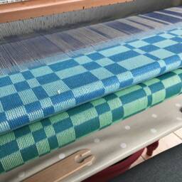 Handwoven Double Weave Blanket/Throw Baby Blanket/Lap Blanket 100% Soft Cotton. Ready To Ship - thumbnail 2