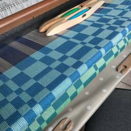 Handwoven Double Weave Blanket/Throw Baby Blanket/Lap Blanket 100% Soft Cotton. Ready To Ship - thumbnail 3