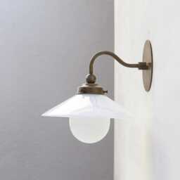 Bathroom Vanity Light, Wall Sconce Light With Brass Shade-Minimal 9.5 - thumbnail 2