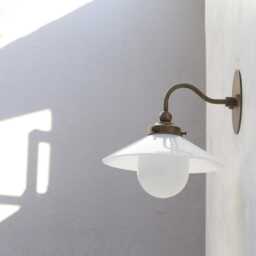 Bathroom Vanity Light, Wall Sconce Light With Brass Shade-Minimal 9.5 - thumbnail 3