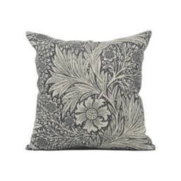 William Morris - Pure Marigold Black Ink Stunning Classic Monotone Cushion Cover Handmade Throw Pillow Designer Home D??cor - thumbnail 2