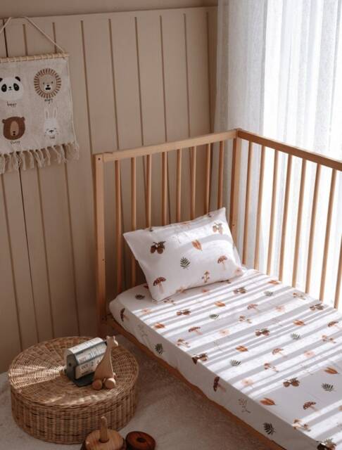 Personalized Baby Crib Sheets - Boho Toddler Girl Bedding Bedsheets New Gifts Boy - image 1
