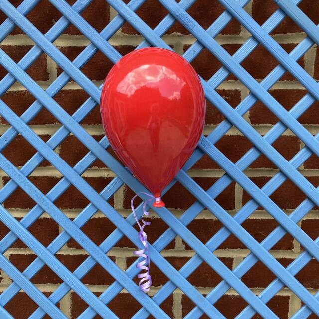 Handmade Ceramic Balloon Wall Decoration - Unique Home Decor Indoor & Outdoor All Weather Display Art - image 1