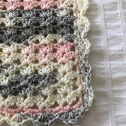 Crochet Girl Baby Blanket - thumbnail 3