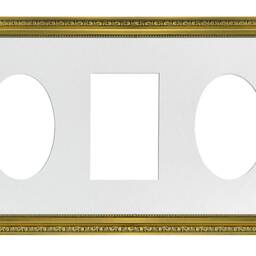"Ornate Gold Multi Aperture Photo Frame Shabby Chic Collage - 20""x10" - thumbnail 2