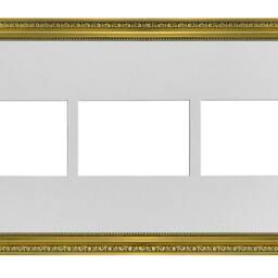 "Ornate Gold Multi Aperture Photo Frame Shabby Chic Collage - 20""x10" - thumbnail 3