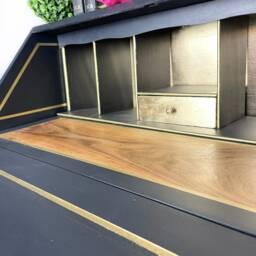 Writing Bureau/Desk in Blue - Sold Available To Commission - thumbnail 3