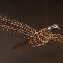 Passenger Pigeon Sculpture - One- Model Airplane Style Bird - thumbnail 2